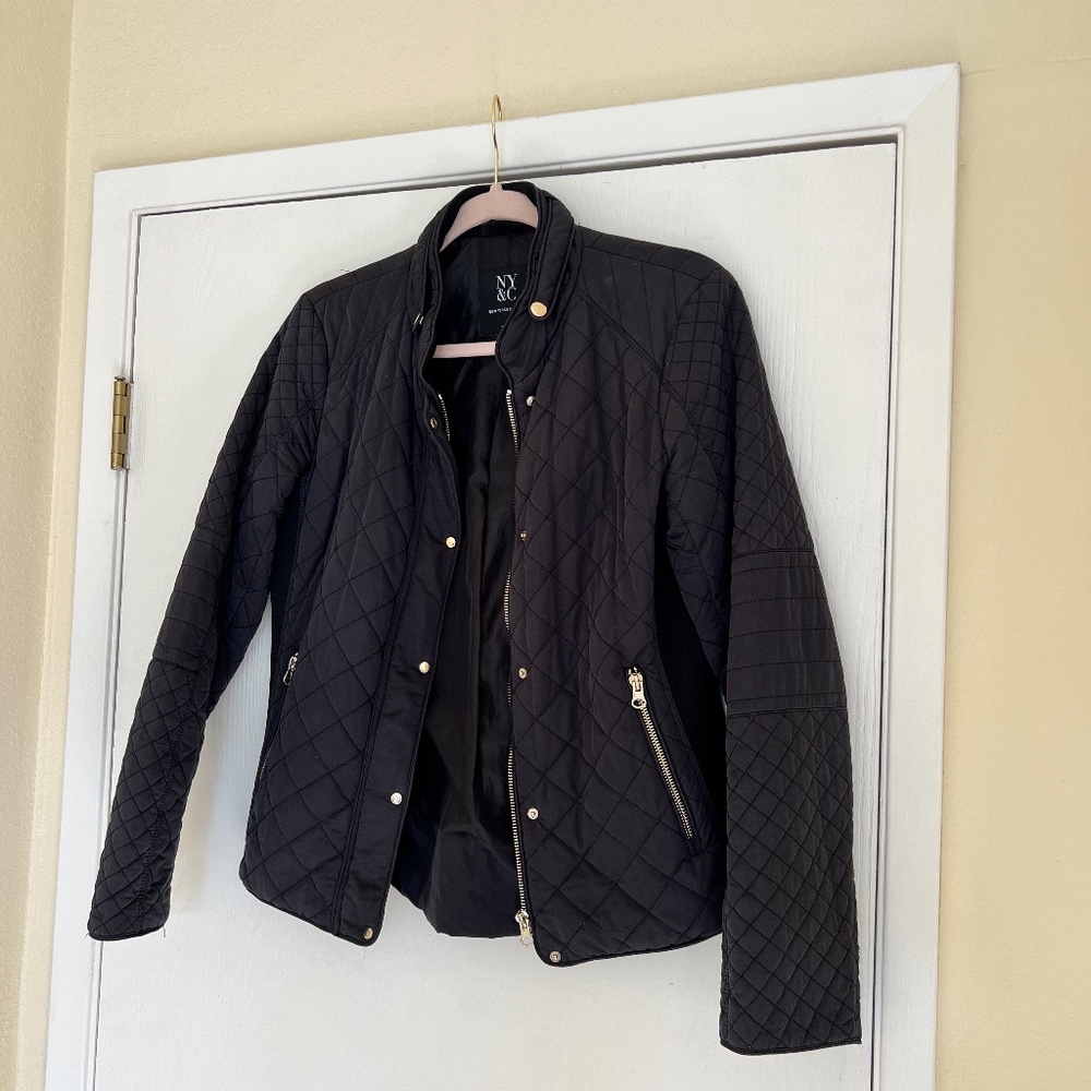New York & Company Quilted Jacket, Size S